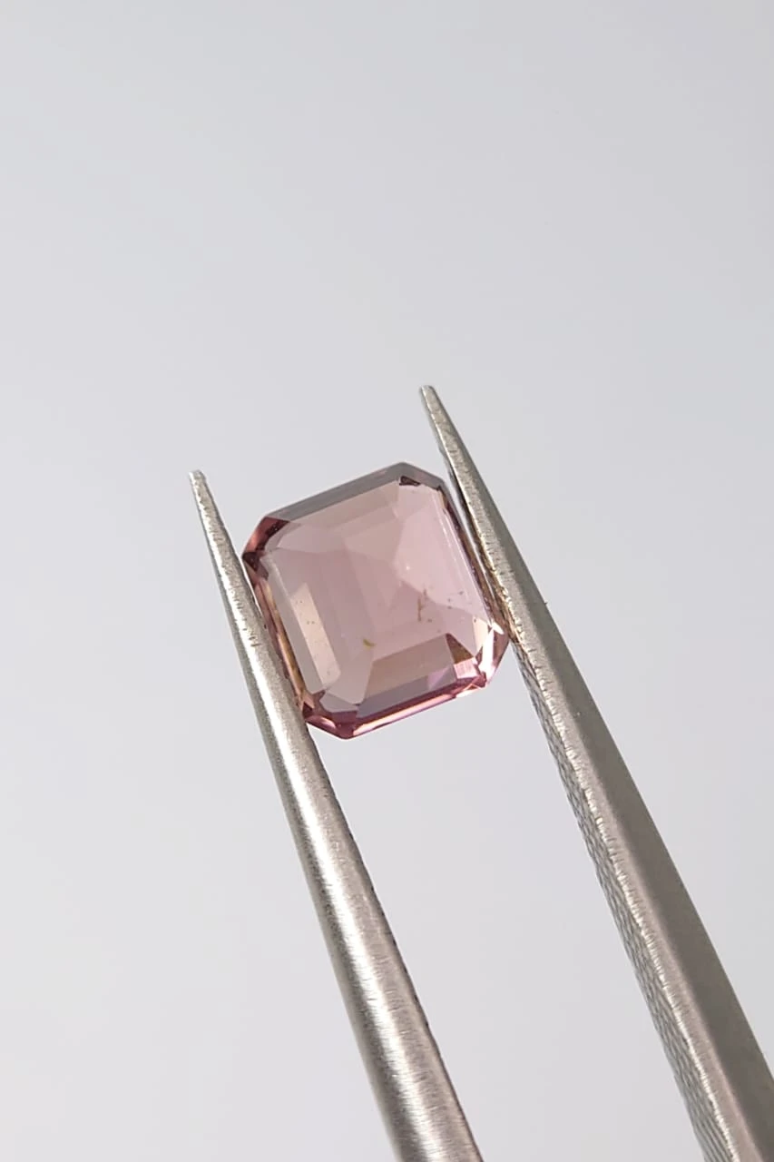 0.9ct Natural Tourmaline Emerald Cut Loose Gemstone From Afghaistan — view 3